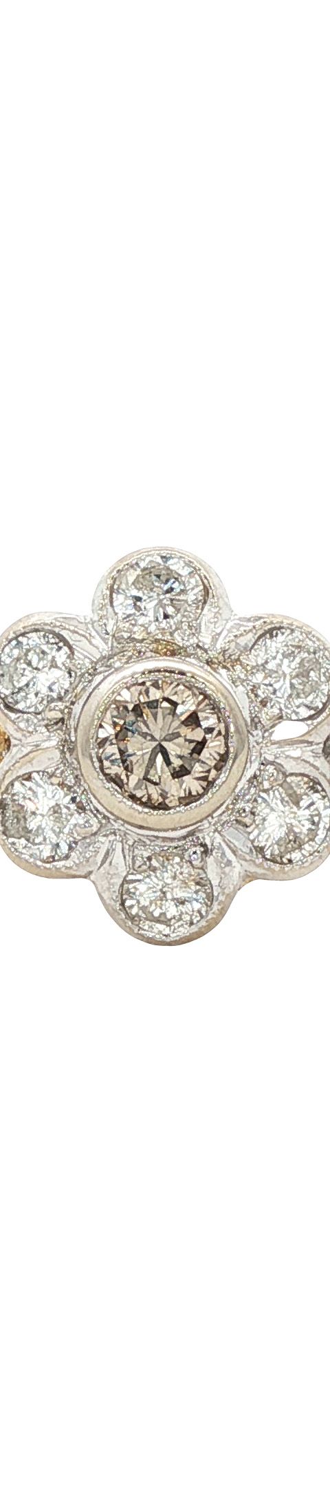 Vintage 18K Gold Ring with Diamond